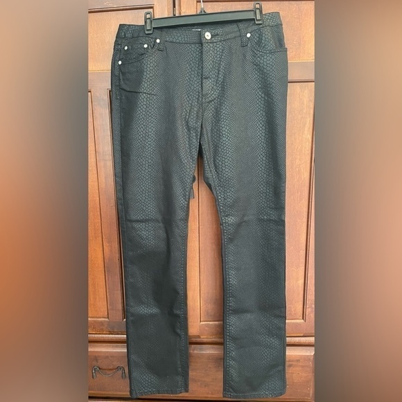 ROADRUNNER jean -  Reptile print 5 pocket pants - Picture 1 of 4